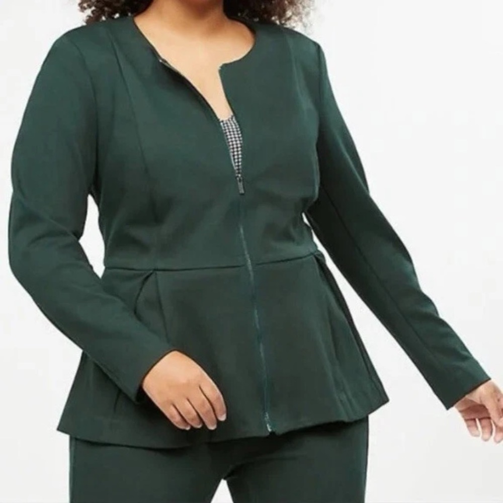Lane Bryant NWT!! Elegant Green Women's Jacket